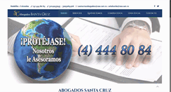 Desktop Screenshot of gruposantacruzasesores.com